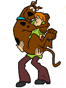 Shaggy and Scooby Frightened